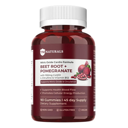 TM NATURALS Gummies de Betterave avec emballage avant