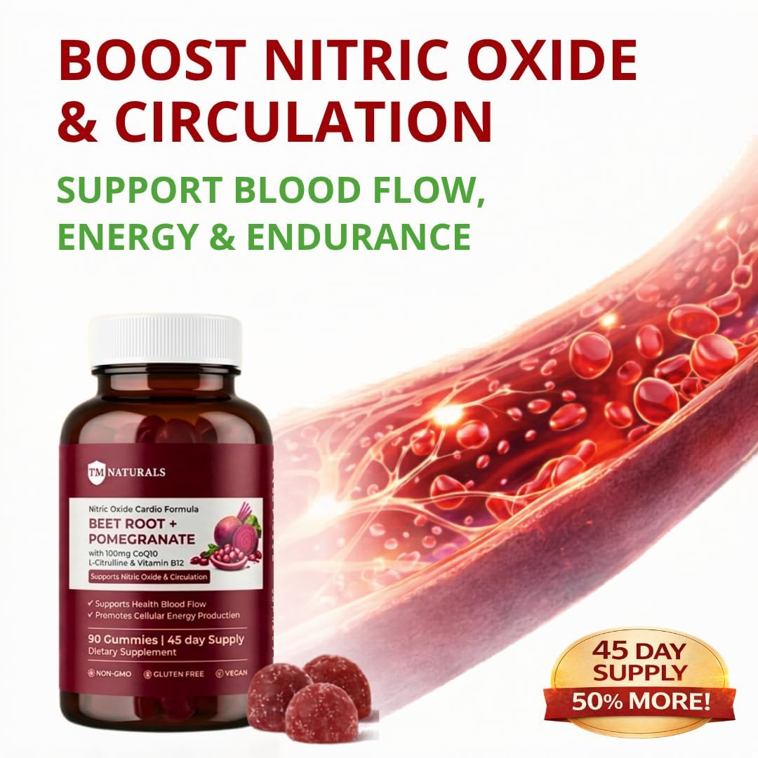 TM NATURALS Gummies de Betterave avec texture de gomme