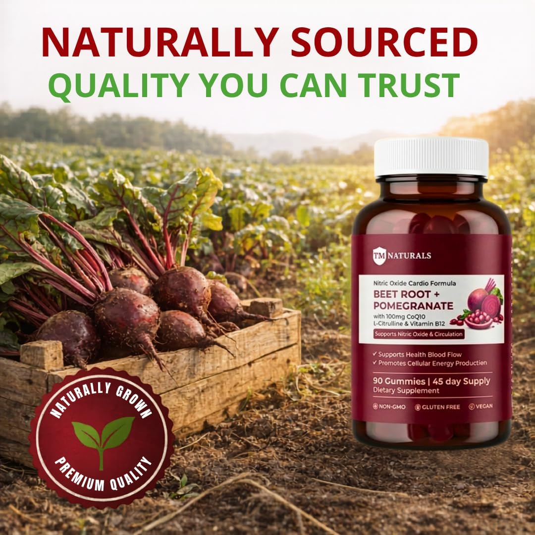 TM NATURALS Gummies de Betterave et grenade