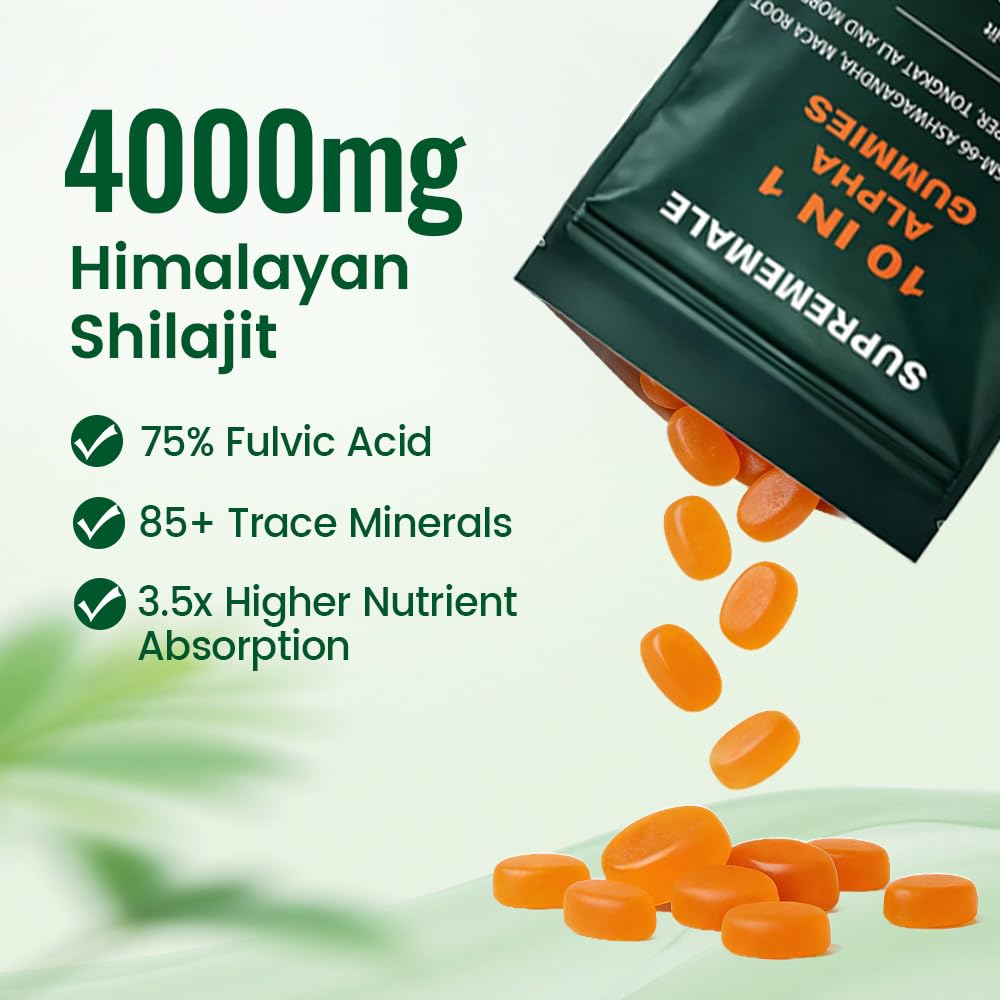 TOGOLIUN Alpha Gummies 10 en 1 prise quotidienne
