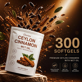 TOGOLIUN gélules de cannelle Ceylan en gros plan sur un fond blanc