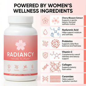 TOGOLIUN Probiotiques Femmes boîte avec arrière-plan naturel
