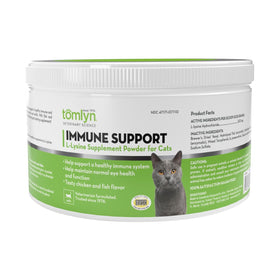 TOMLYN L-Lysine en poudre pour chats 132g - vue de face