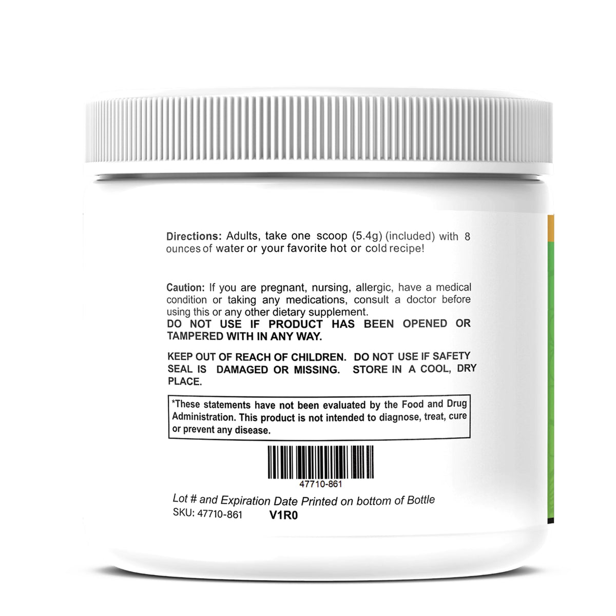 Tonic Greens Ultra de GREENVIFY, poudre sur une cuillère