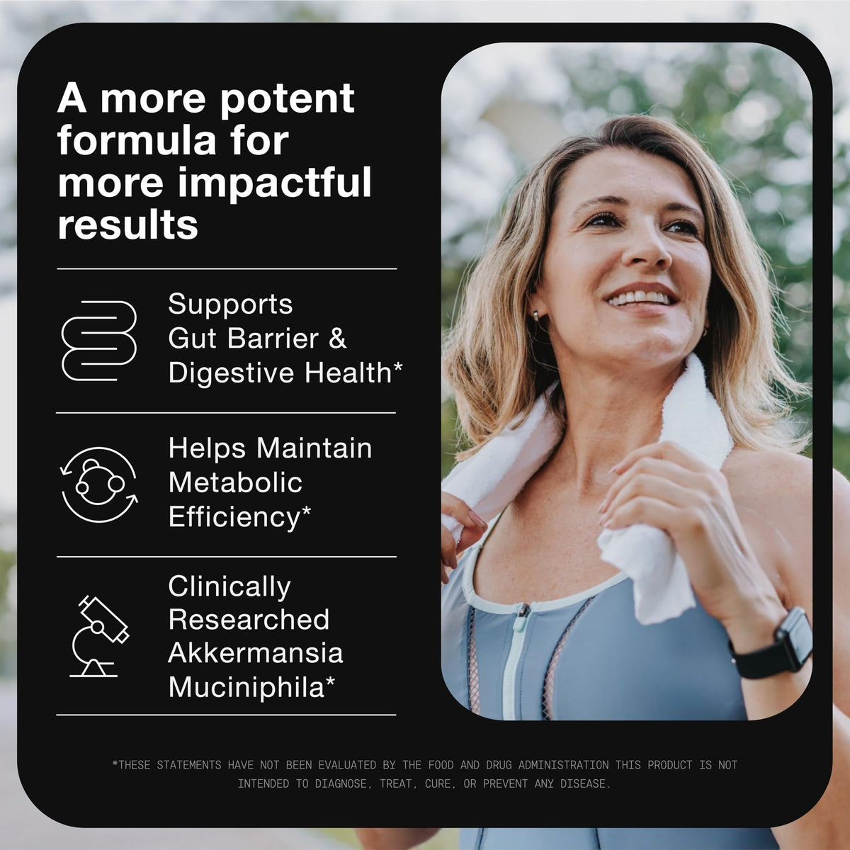 Toniiq Akkermansia Probiotique 50 Milliards TFU - capsules