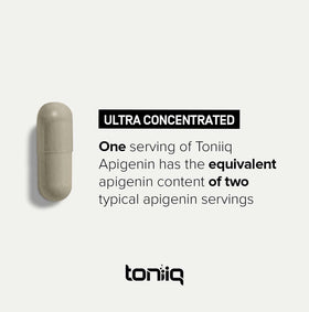 Toniiq Apigénine Liposomale 100mg dans un environnement de bien-être