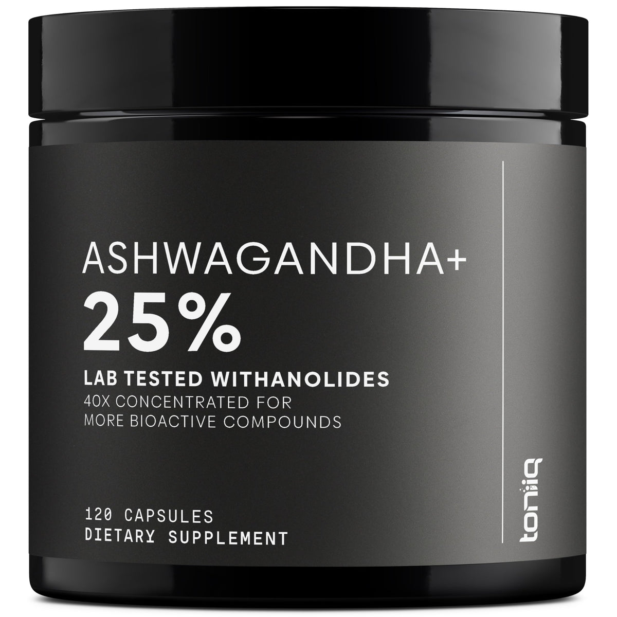 Toniiq Ashwagandha extrait concentré 40:1 boîte vue de face