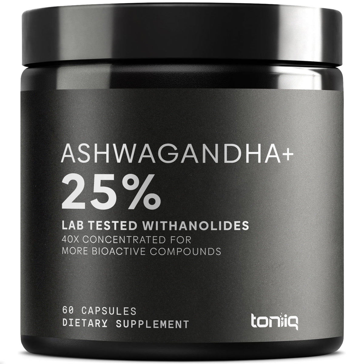 Toniiq Ashwagandha extrait ultra concentré 40:1 1300mg avant
