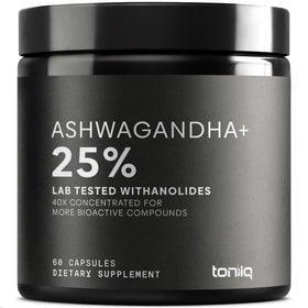 Toniiq Ashwagandha extrait ultra concentré 40:1 1300mg avant