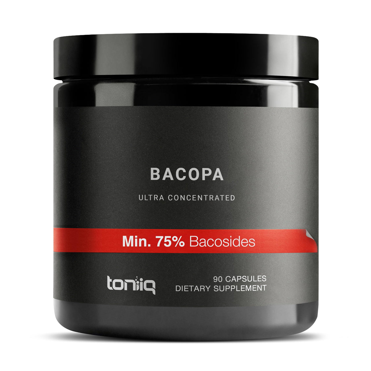 Toniiq Bacopa 500mg extrait de bacopa en capsules vues de face