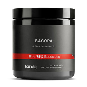 Toniiq Bacopa 500mg extrait de bacopa en capsules vues de face