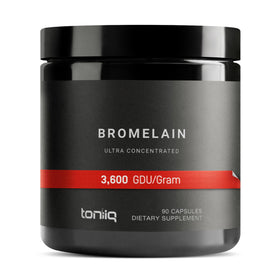 Toniiq Bromélaïne 1000mg 3600 GDU/g vue avant