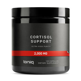 Toniiq Complément Cortisol 5-en-1 120 Capsules, vue avant