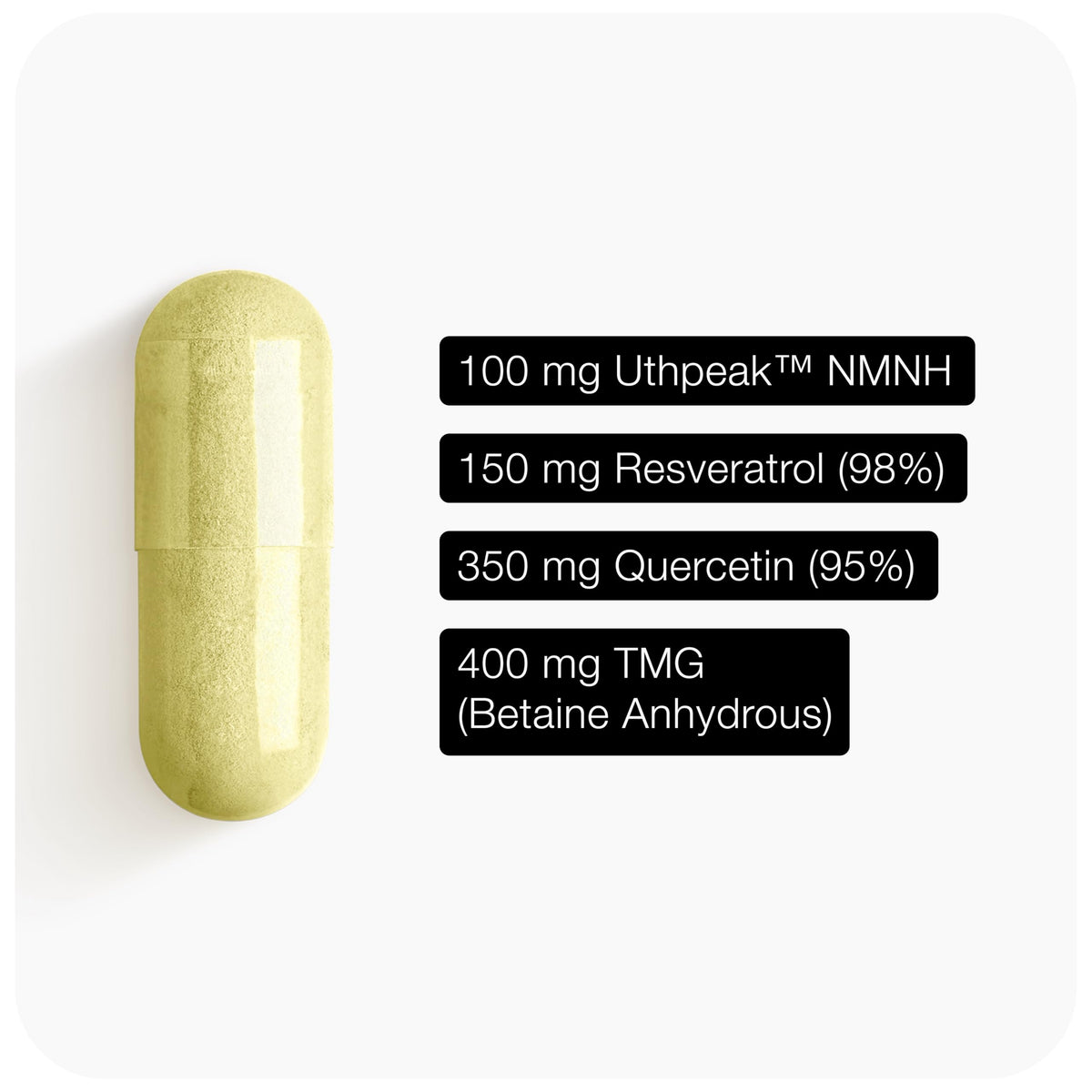 Toniiq Complément NMNH 1 000 mg avec d'autres compléments
