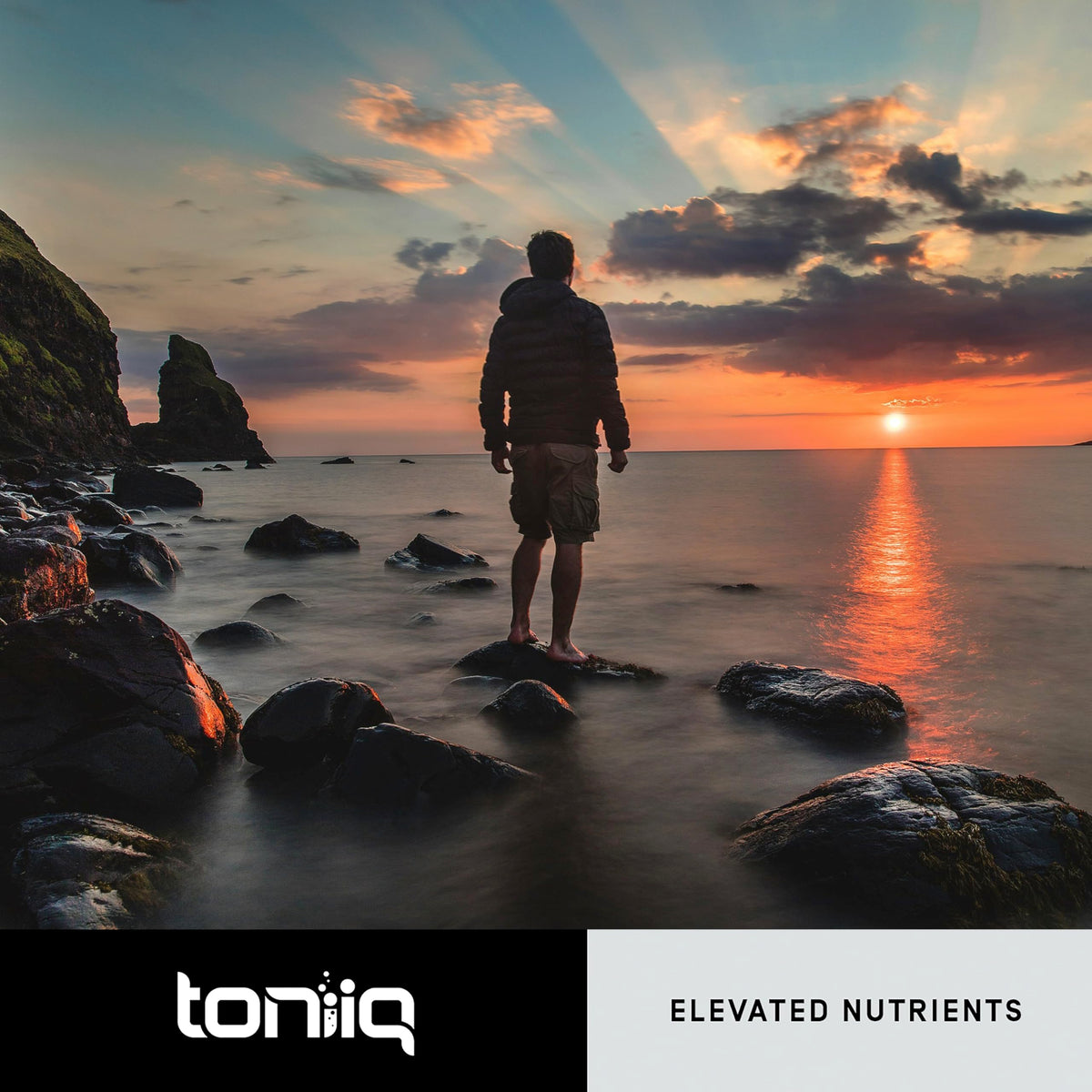 Toniiq Dihydroberberine 1 000 mg près de fruits et légumes