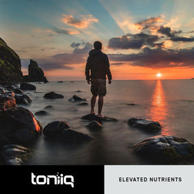 Toniiq Dihydroberberine 1 000 mg près de fruits et légumes