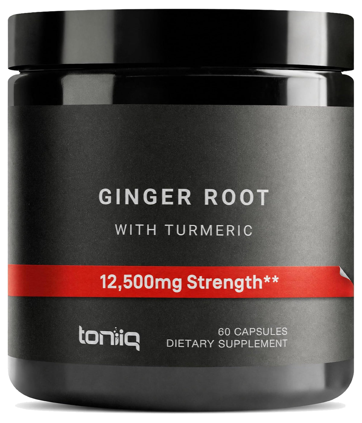 Toniiq Extrait de Gingembre Fort 50g vue avant avec étiquette