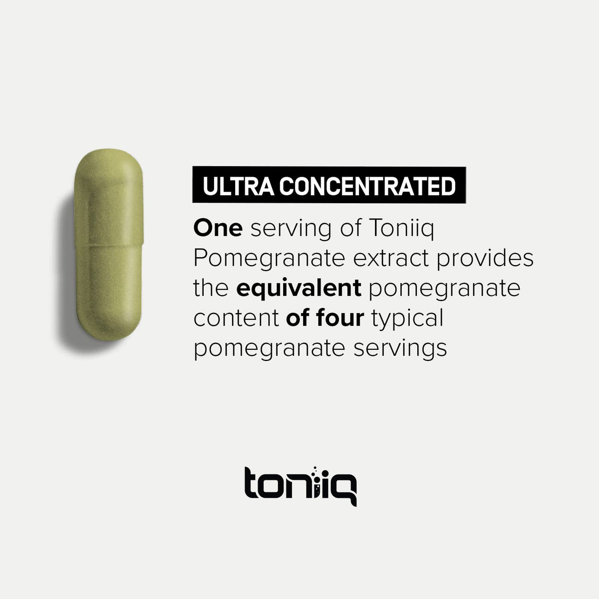 Toniiq Extrait de Grenade 1200 mg en utilisation