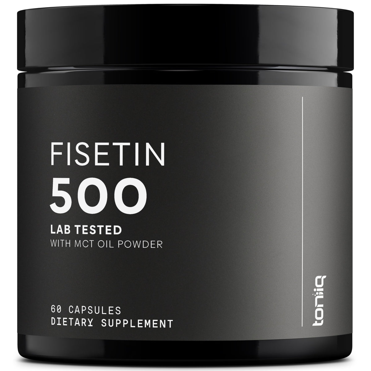 Toniiq Fisetin 500mg vue de face avec emballage