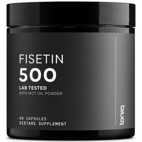 Toniiq Fisetin 500mg vue de face avec emballage