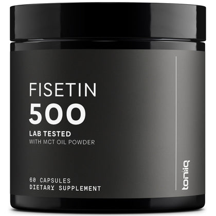 Toniiq Fisetin 500mg vue de face avec emballage