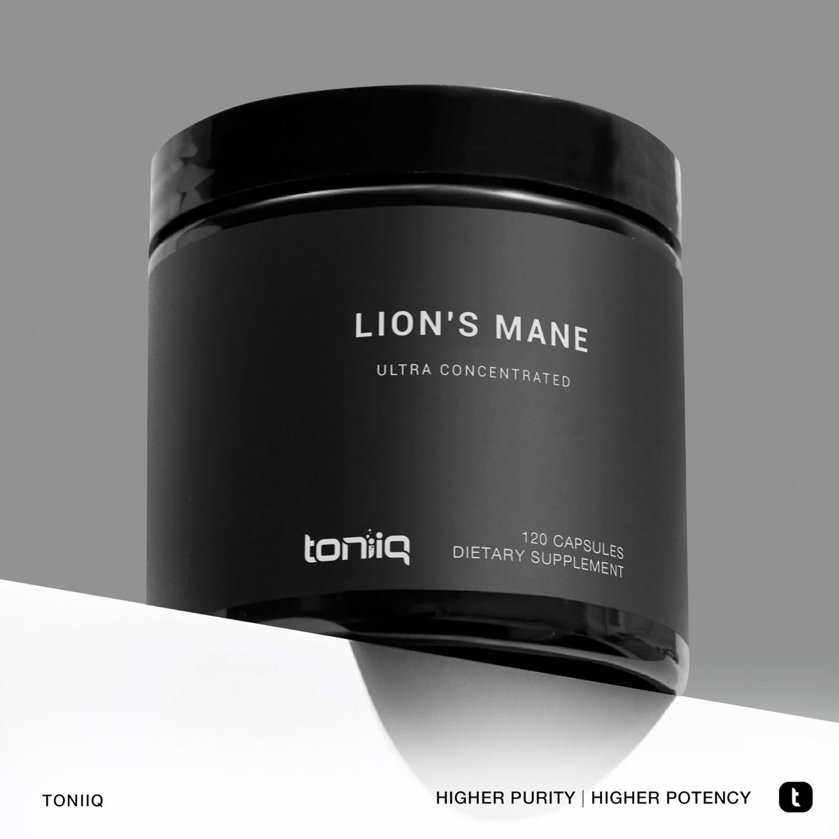 Toniiq Lion’s Mane Extrait 10:1 1800mg côté