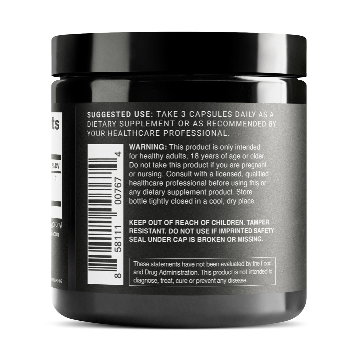 Toniiq Lion’s Mane Extrait 10:1 1800mg ouvert