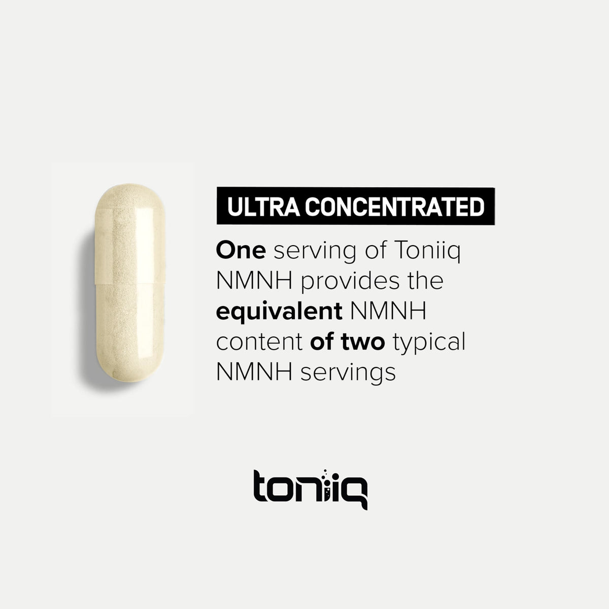 Toniiq NMNH complément UthPeak™ en contexte sur une table