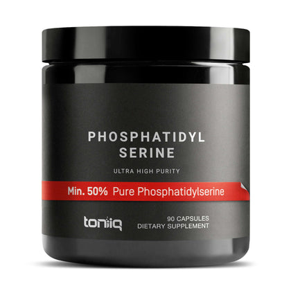 Toniiq Phosphatidylserine 400mg devant l'emballage