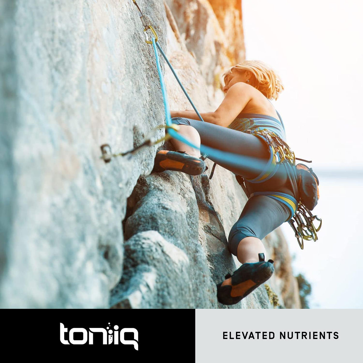Toniiq Rhodiola Rosea capsules with nature background