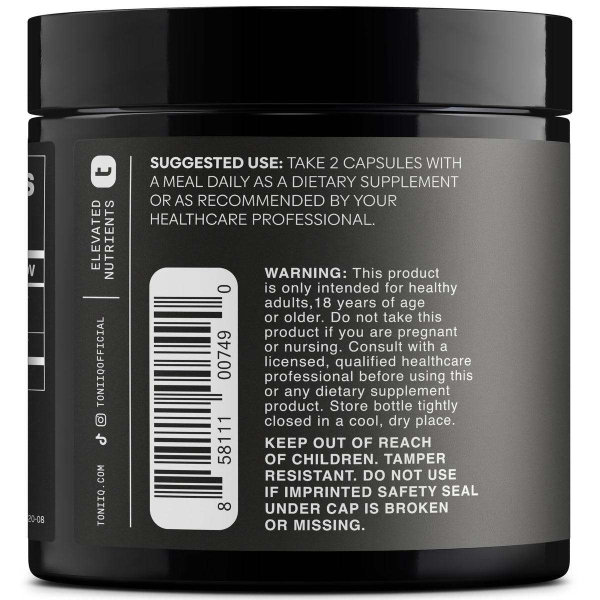 Toniiq Tribulus Terrestris 25:1 extrait en usage quotidien