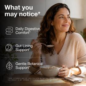 Toniiq Zinc Carnosine 1000mg gélules sur une surface blanche