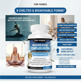 Top Norex Complexe de Magnésium Ultra - capsules individuelles
