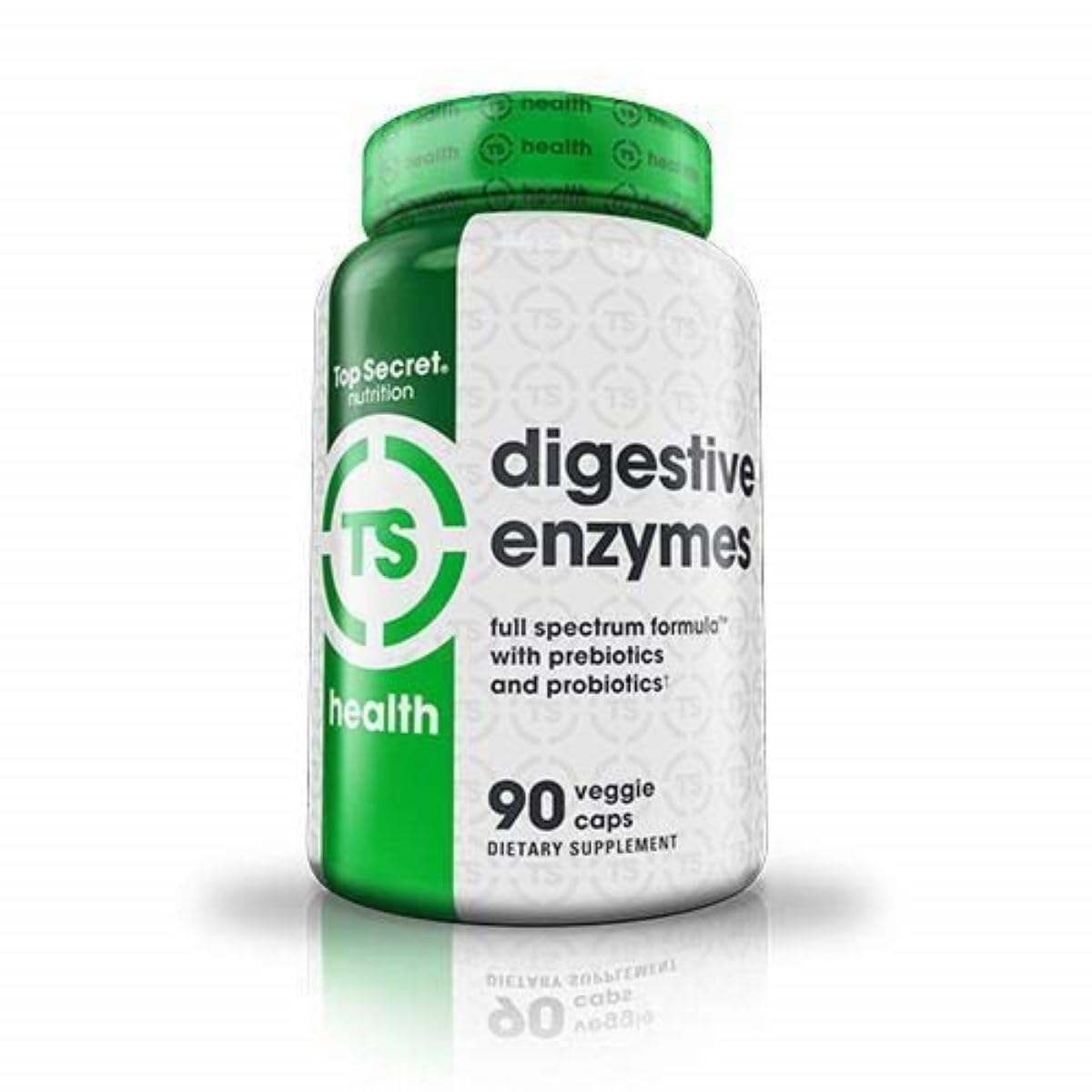 Top Secret Nutrition Enzymes daily 90 Capsules - vue avant