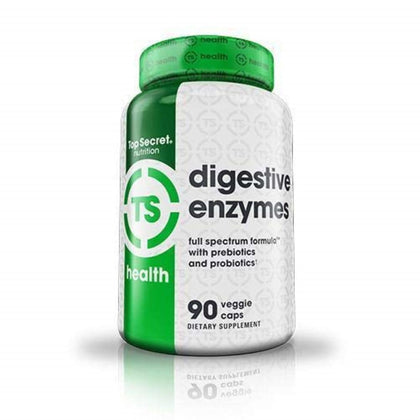 Top Secret Nutrition Enzymes daily 90 Capsules - vue avant