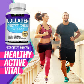 Toplux Collagène Multi Peptides 1800 mg gélules avec ingrédients naturels