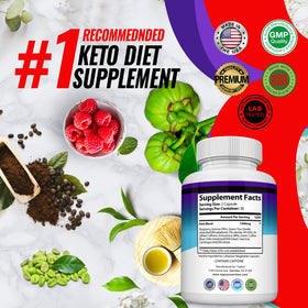 Toplux Complément Alimentaire 1300mg 7-Keto capsules sur une table