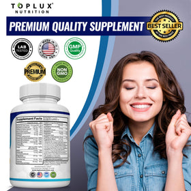 Toplux complément alimentaire cérébral 60 capsules avec ingrédients naturels