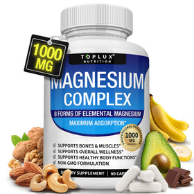 Toplux Magnesium Complex 1000mg capsule front view