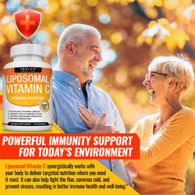 Toplux Vitamine C Liposomale 2100mg capsules avec étiquette visible