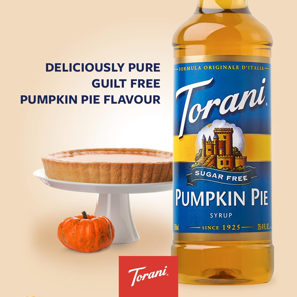 Torani Sirop de Citrouille Sans Sucre 1270g étiquette
