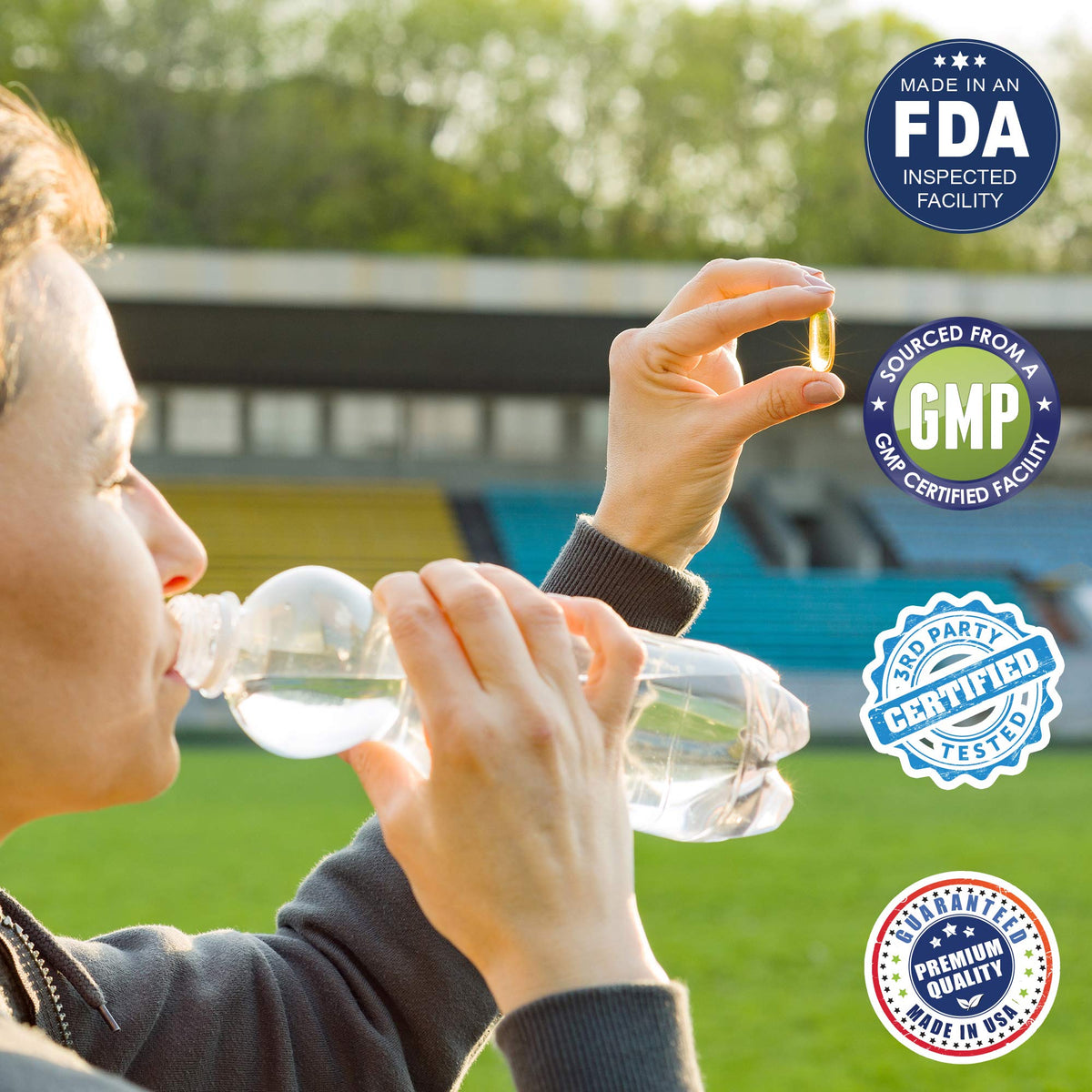 Total Activation Omega 3 gélules molles avec vitamine E