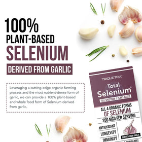 Total Selenium Triquetra Health 200 mcg gélules végétales côté