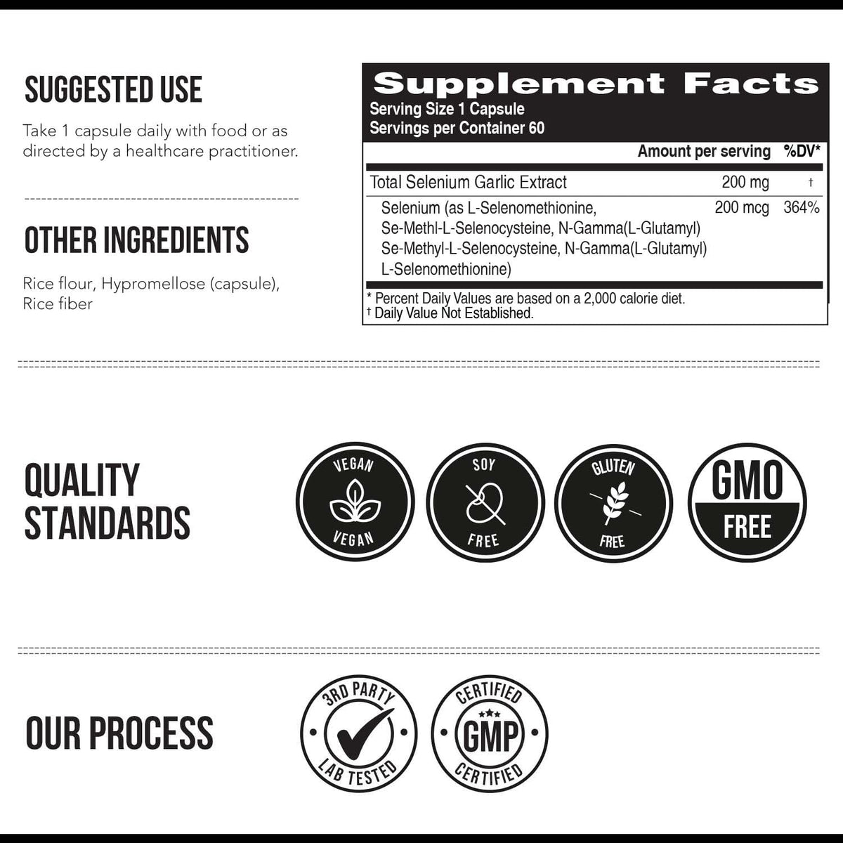 Total Selenium Triquetra Health 200 mcg gélules végétales en usage