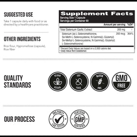 Total Selenium Triquetra Health 200 mcg gélules végétales en usage