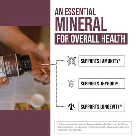 Total Selenium Triquetra Health 200 mcg gélules végétales sur une table