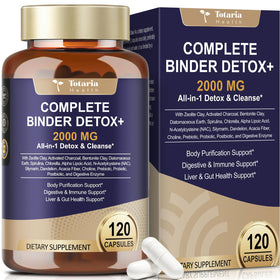 Totaria 2000MG Détox complément alimentaire 120 capsules vue de face