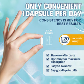 Totaria 5-en-1 Probiotiques avec capsules visibles