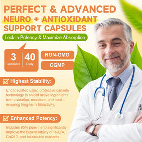Totaria Acide Alpha-Lipoïque 1000mg avec Benfotiamine, flacon ouvert