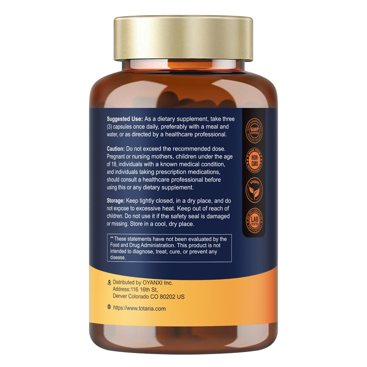 Totaria Acide Alpha-Lipoïque 600mg 120 capsules en lifestyle